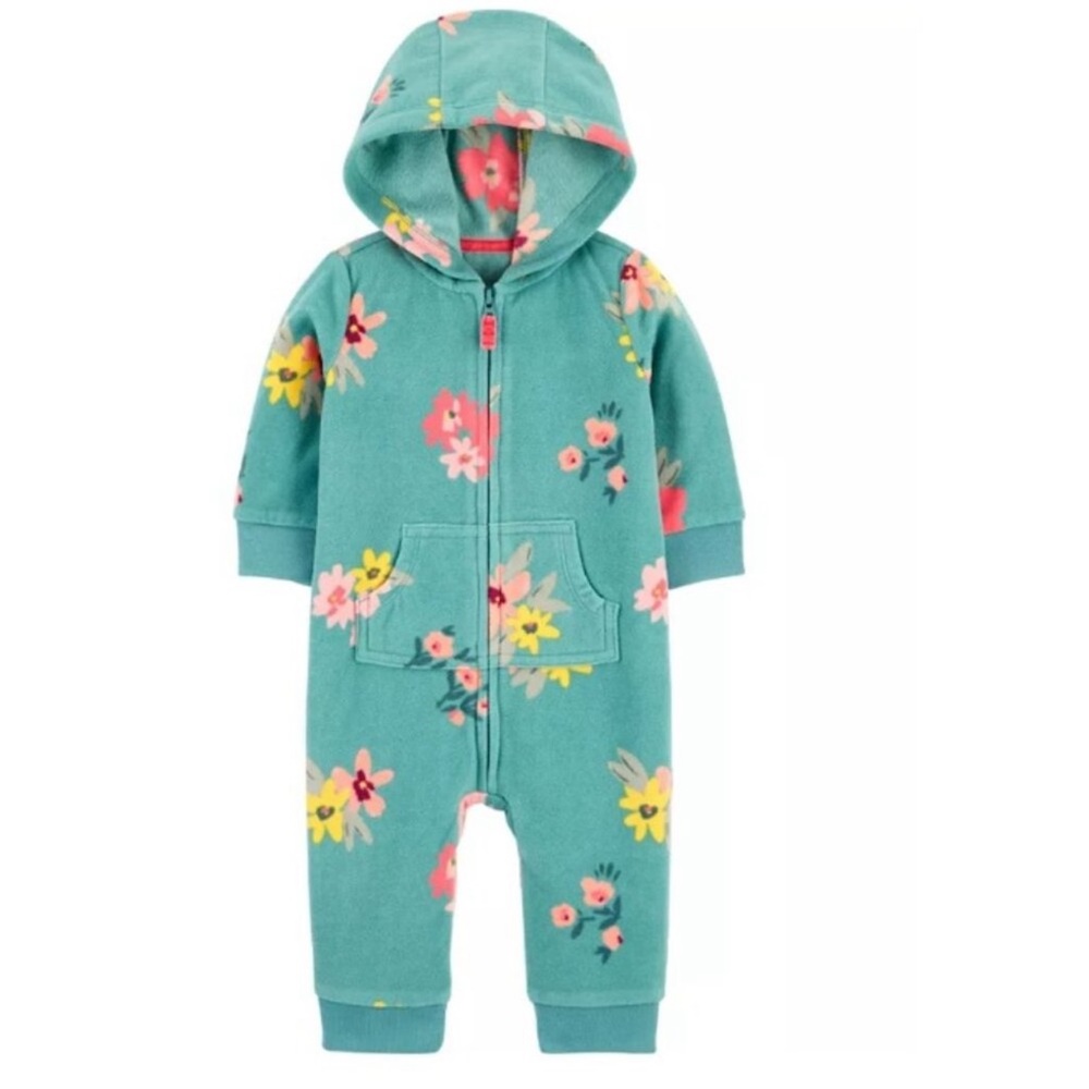 Carter’s Hooded Pyjama Blue Size 3 Months